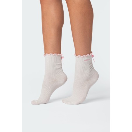 Value Edition Contrast Frill Socks