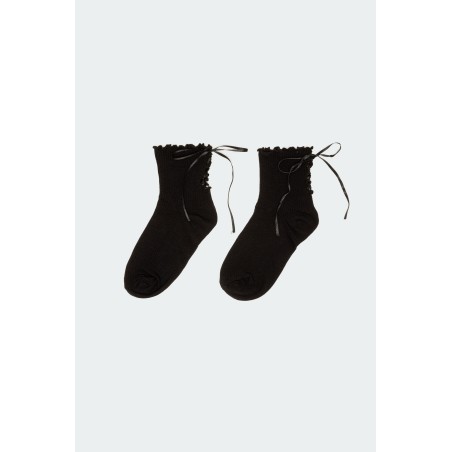 Value Edition Lace Up Frilled Socks