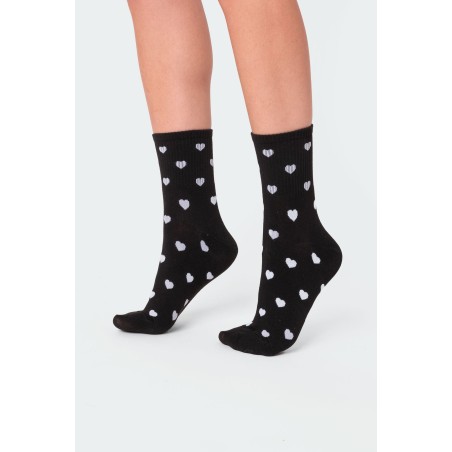 Value Edition Heart Printed Socks Fresh Release