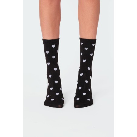 Value Edition Heart Printed Socks Fresh Release