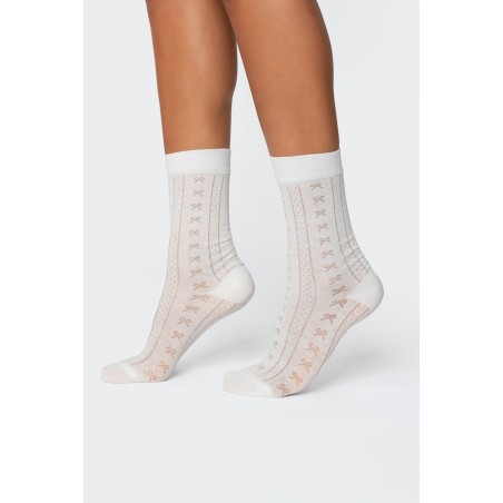 Value Edition Bow Pointelle Socks Immediate Availability