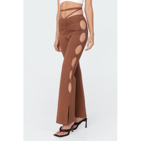 Value Edition Adina Cut-Out Flared Pants New Stock