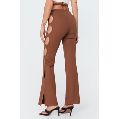 Value Edition Adina Cut-Out Flared Pants New Stock