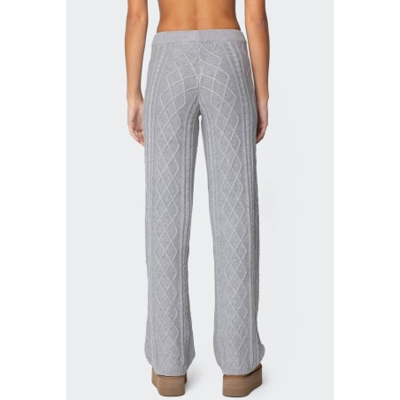 Value Edition Kasey Cable Knit Pants New Collection