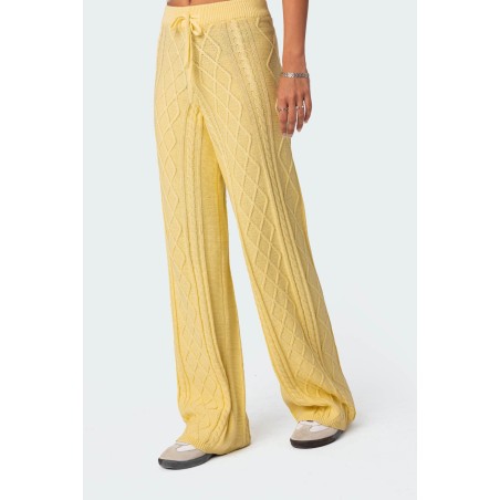 Value Edition Kasey Cable Knit Pants Just In