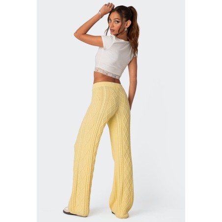 Value Edition Kasey Cable Knit Pants Just In