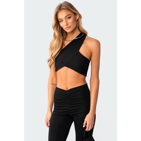 Value Edition Gina One Shoulder Crop Top Fresh Release