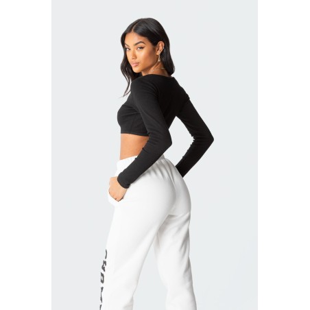 Value Edition Romance Ribbed Crop Top Just Launched