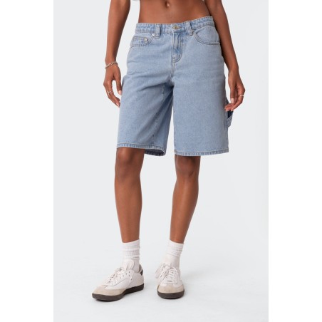 Value Edition Low Rise Bermuda Denim Carpenter Shorts Just In