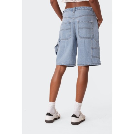 Value Edition Low Rise Bermuda Denim Carpenter Shorts Just In