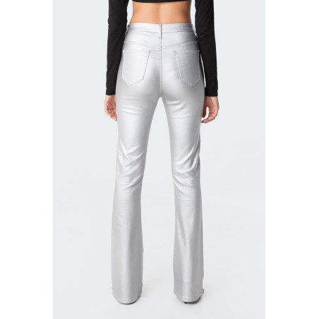 Value Edition Luna Faux Leather Flare Jeans